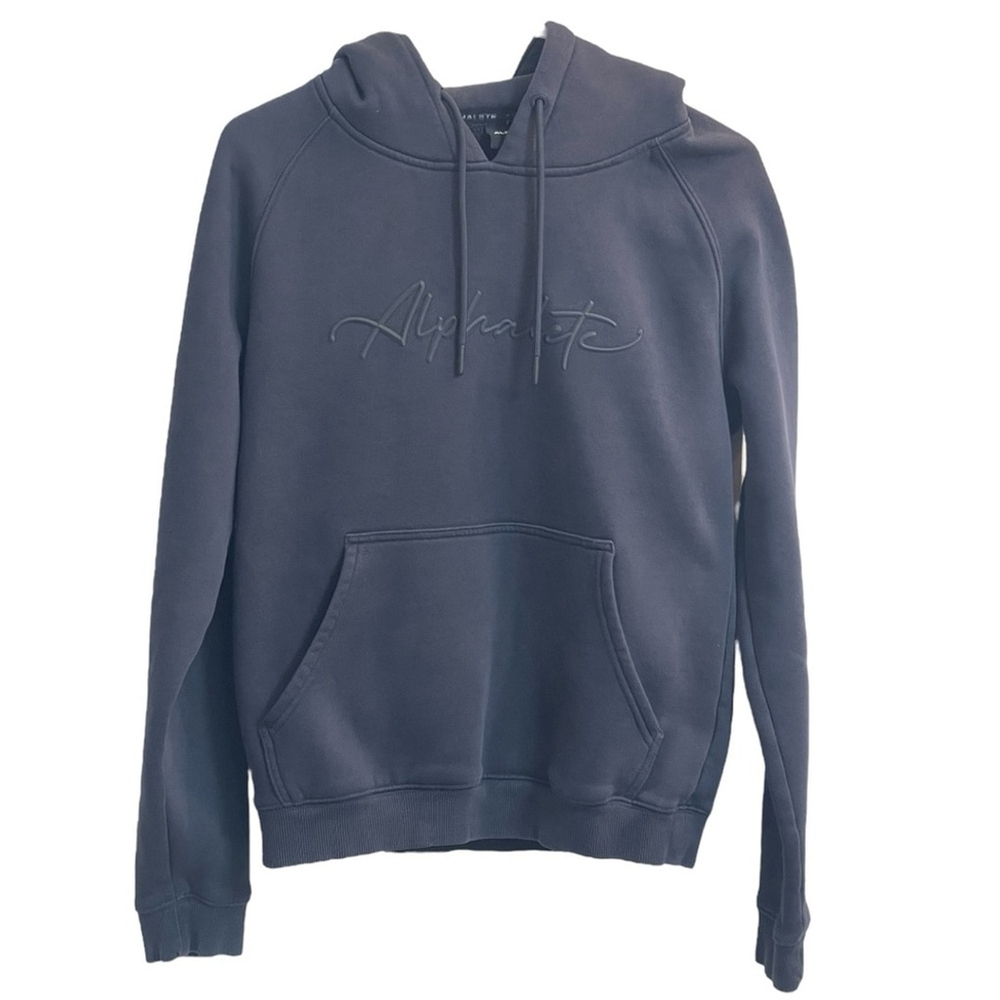Alphalete Navy Blue Pullover Hoodie - Size Women’s Small